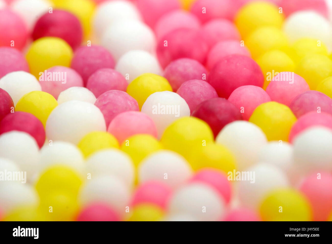 Coloured sweets, Bunte Bonbons Stock Photo