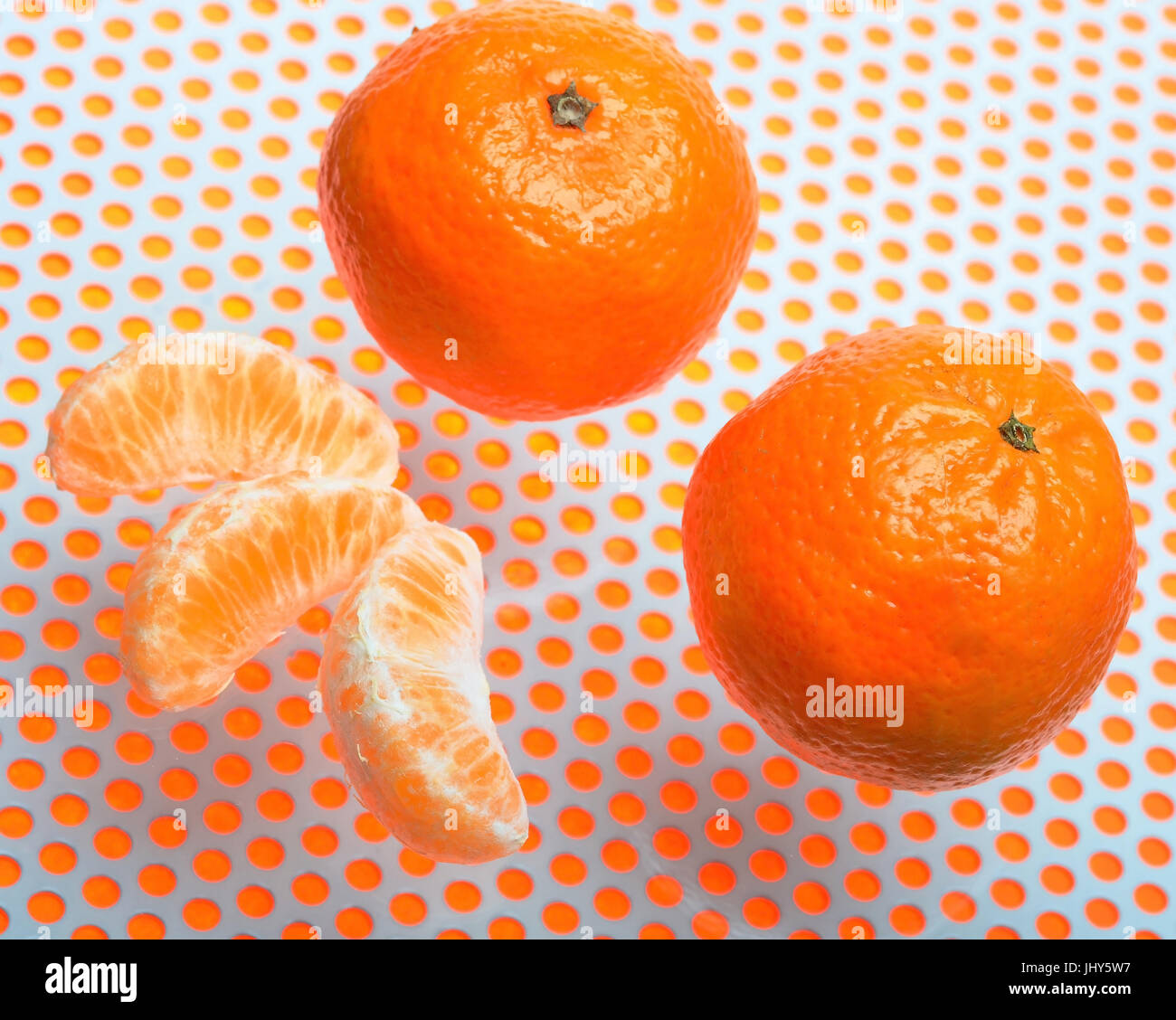 Tangerines, Mandarinen Stock Photo