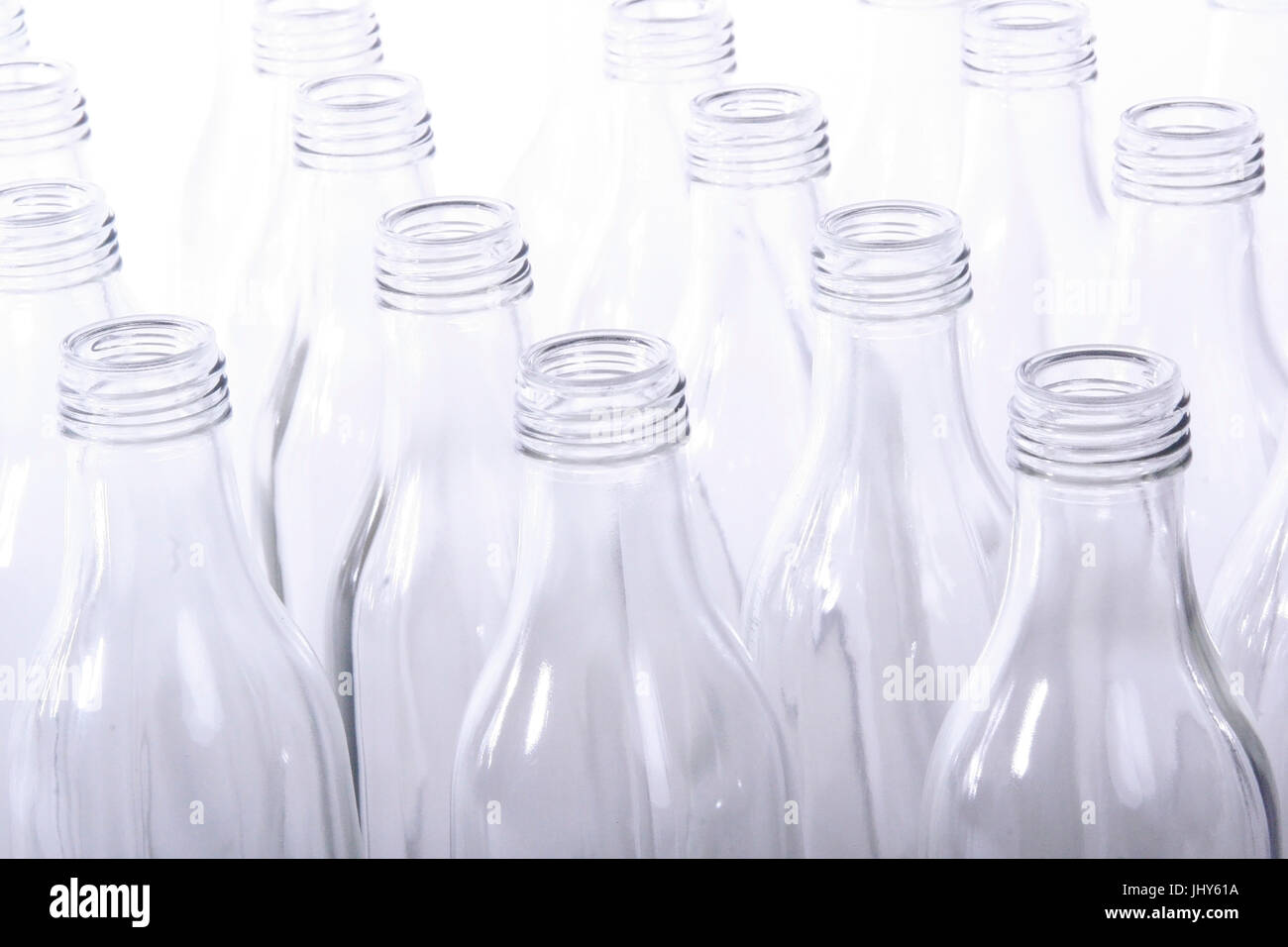 Glass bottles - Glass bottles, Glasflaschen - Glass bottles Stock Photo