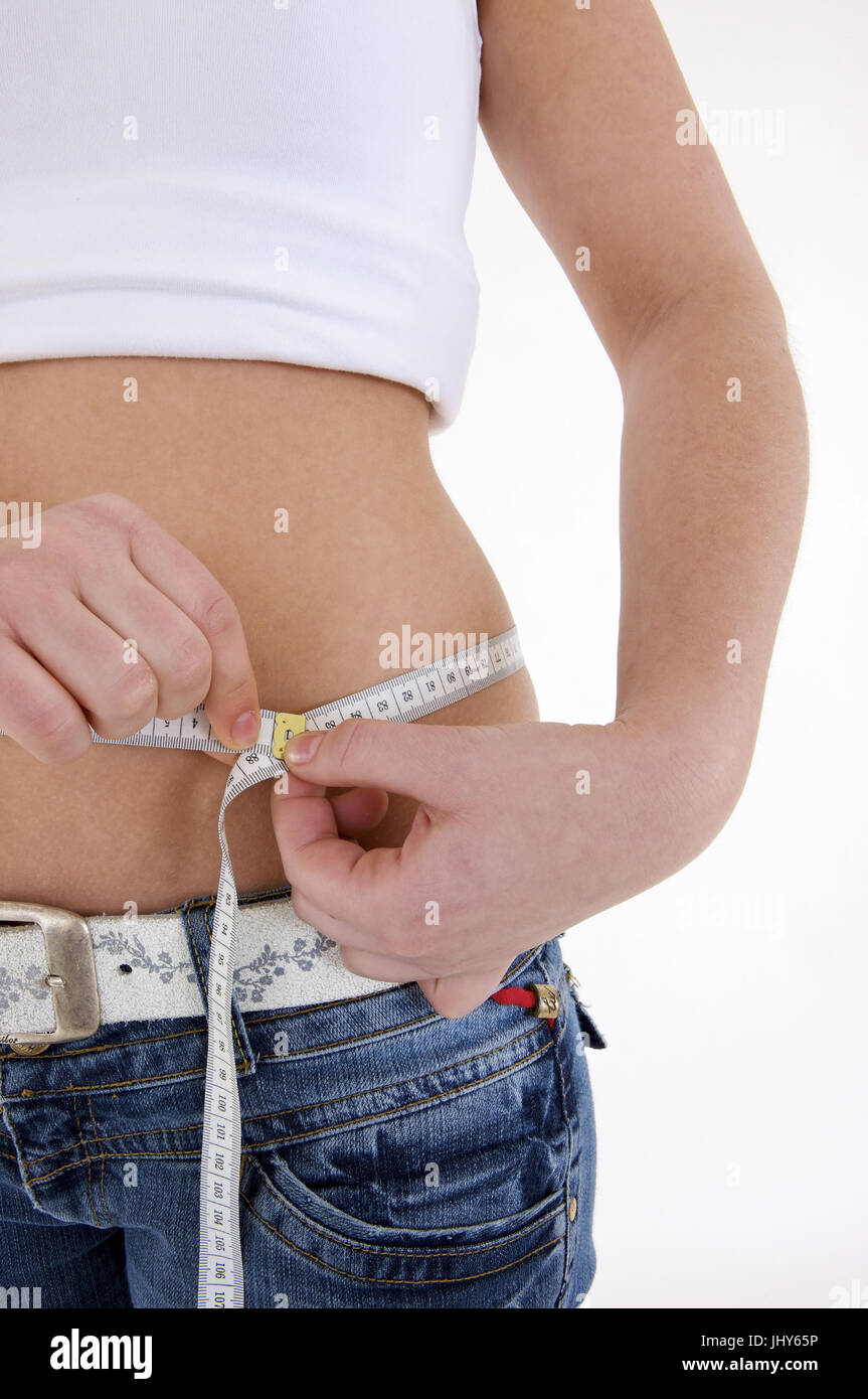 Belly extent abdominal girth, Bauchumfang abdominal girth Stock