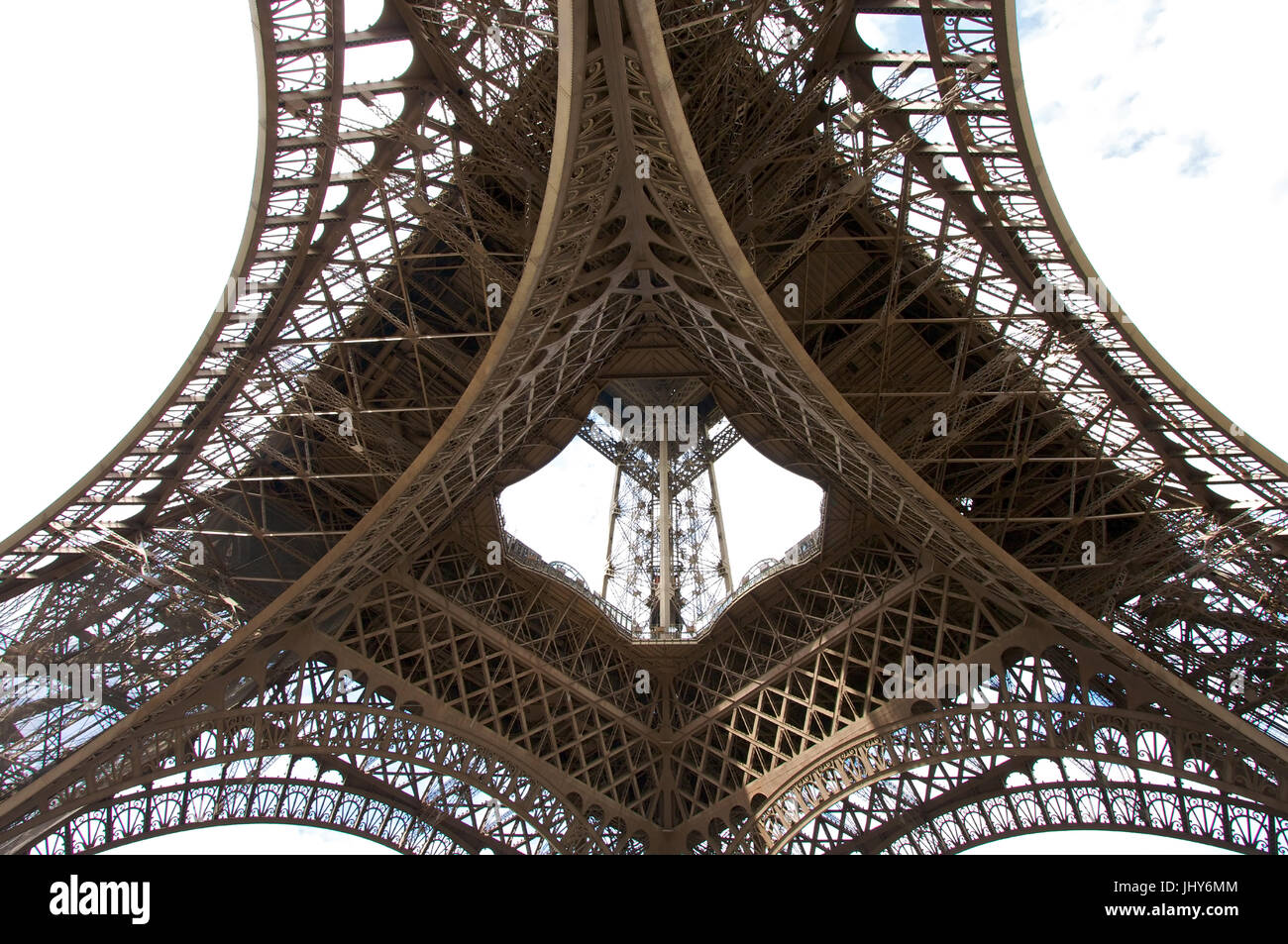 Eiffel Tower, Paris, France - Eiffel Tower, Paris, France, Eiffelturm, Frankreich - Eiffel Tower Stock Photo