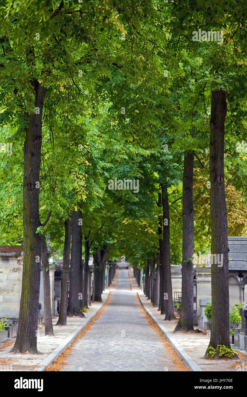 Cemetery Pere Lachaise, Paris, France - Cemetery Pere Lachaise, Paris, France, Friedhof Pere Lachaise, Frankreich - Cemetery Pere Lachaise Stock Photo