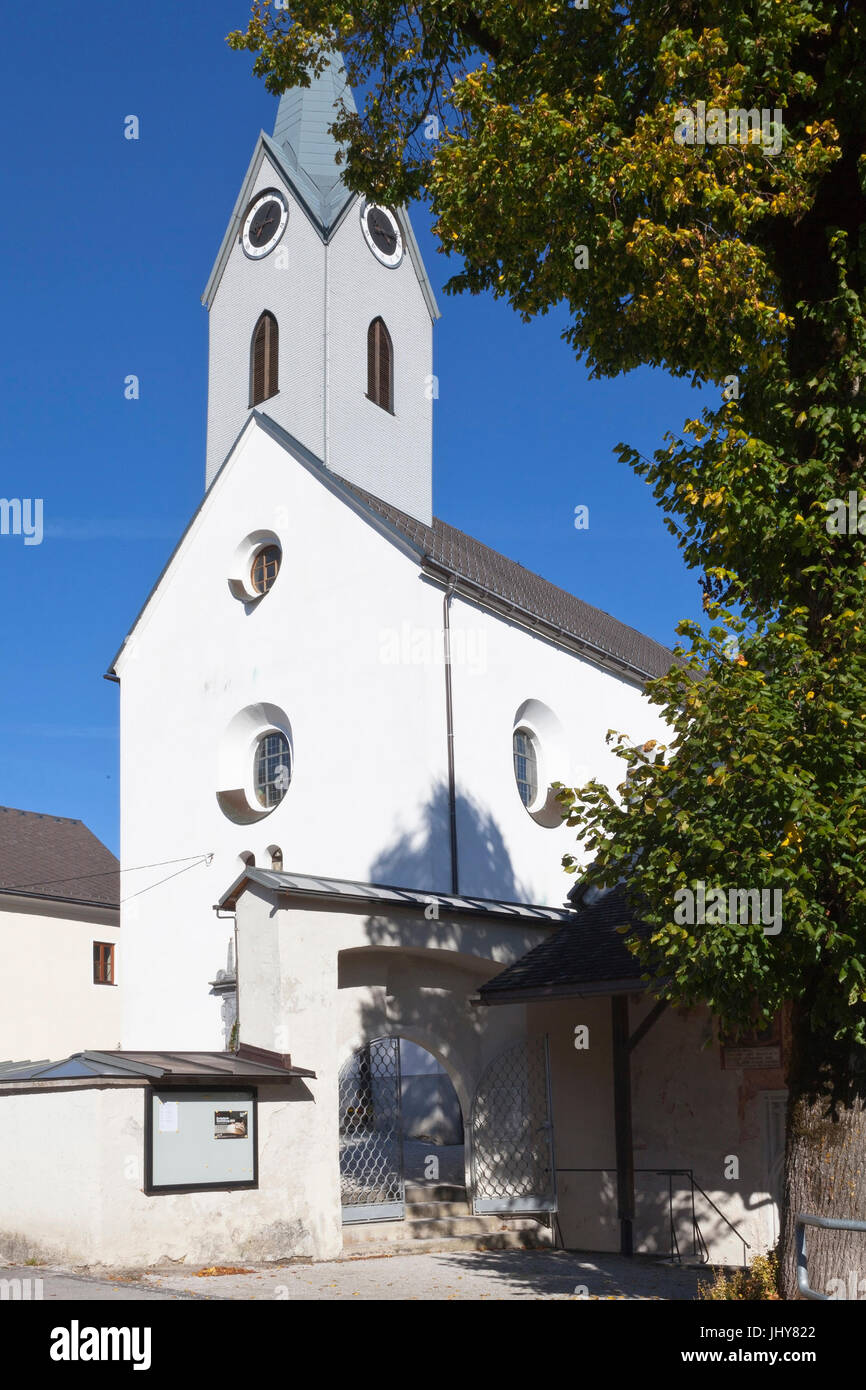 Church in Weng with Admont, Styria, Austria - Church in Weng near Admont, Austria, Styria, Kirche in Weng bei Admont, Steiermark, Oesterreich - Church Stock Photo
