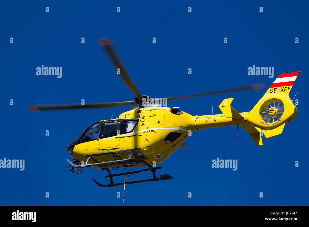 ?amtc rescue helicopter - Rescue Helicopter, Oeamtc Rettungshubschrauber - Rescue Helicopter Stock Photo