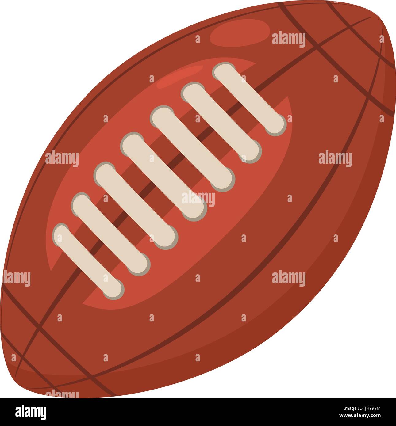 Rugby ball icon, cartoon style Stock Vector Image & Art Alamy