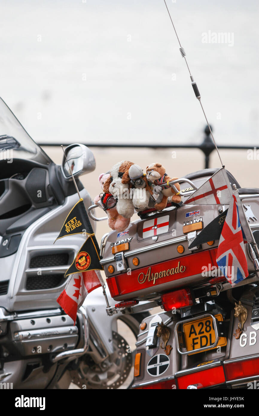 Honda Goldwing motorcycles at the Scarborough Light Parade, North