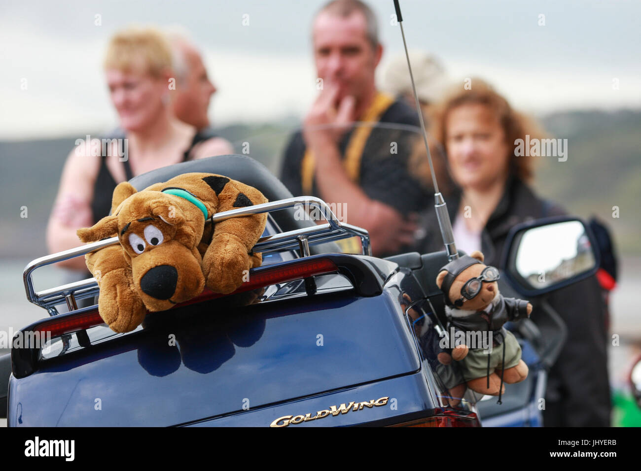 Honda Goldwing motorcycles at the Scarborough Light Parade, North