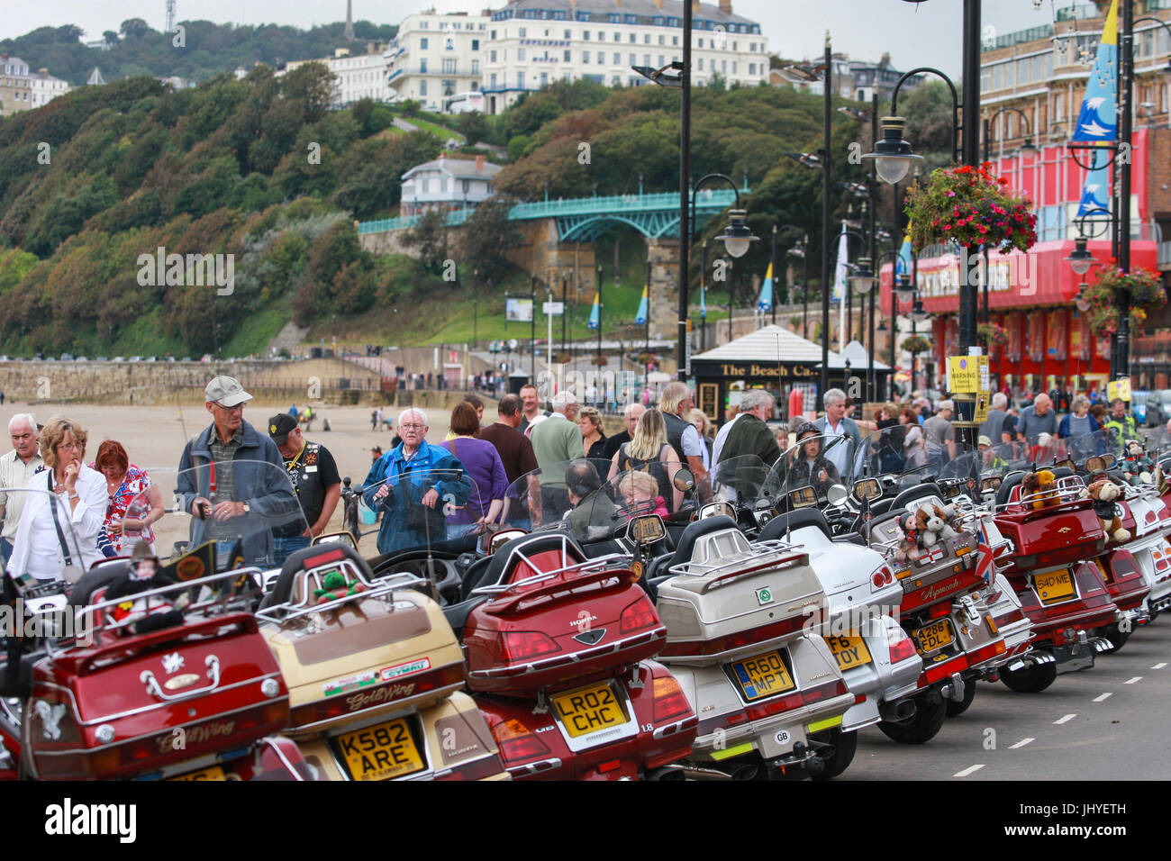Honda Goldwing motorcycles at the Scarborough Light Parade, North
