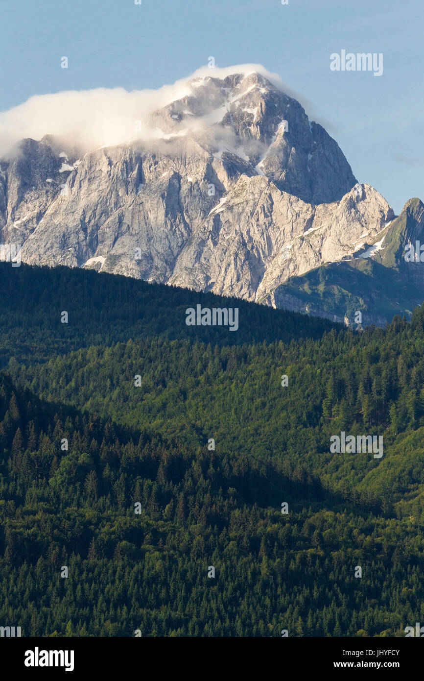 Mangart, Julische the Alps, Slovenia - Mangart, Julia Alps, Slowenia, Julische Alpen, Slowenien - Mangart Stock Photo