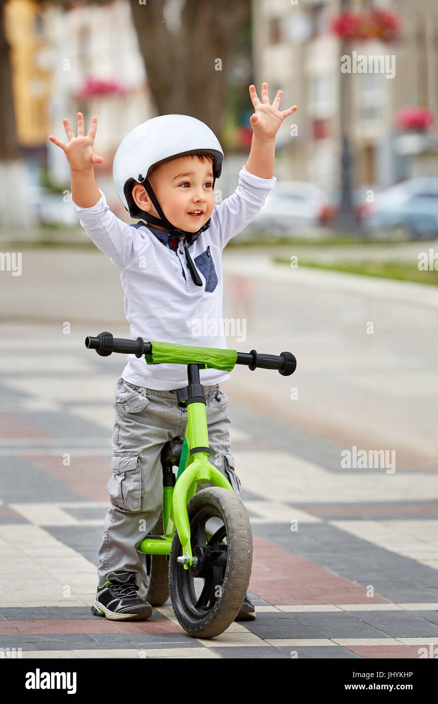 Kid in helmet Clearance
