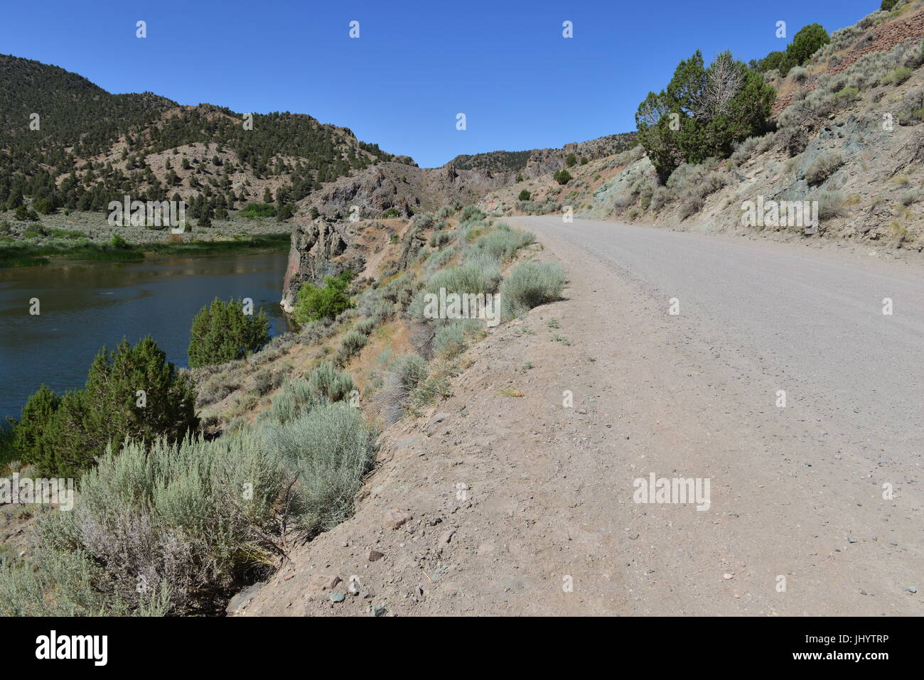 The Lake at Spring Valley State Park in Nevada Stock Photo Alamy