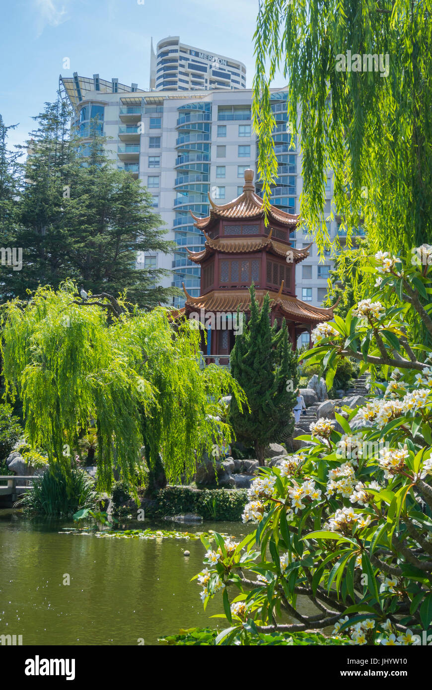 Chinese Garden of Friendship sydney australia Stock Photo