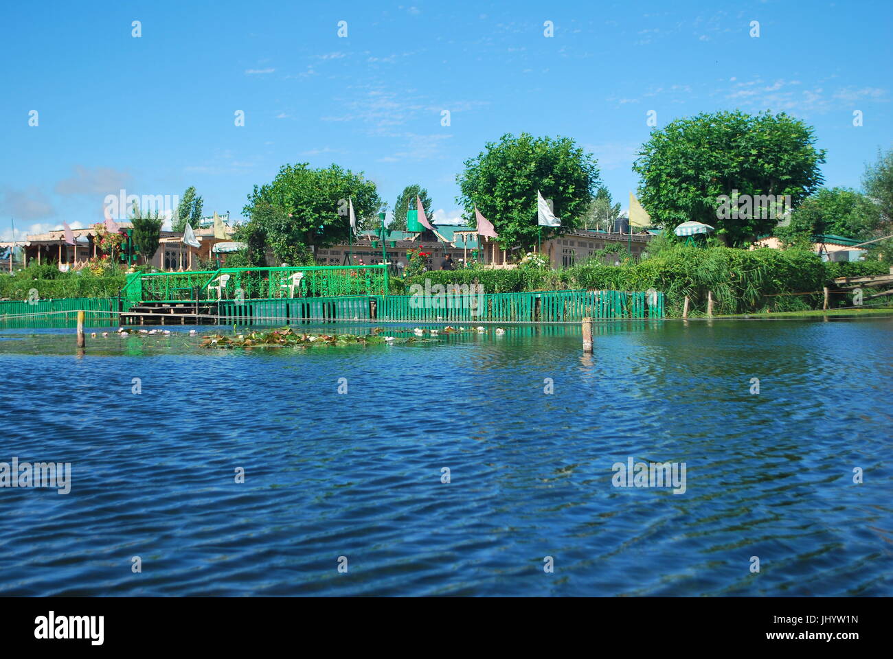 Dal Lake Srinager Stock Photo