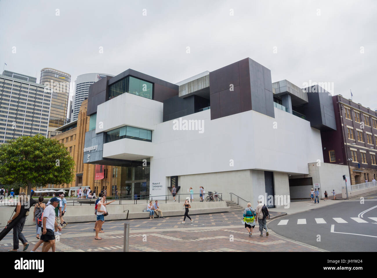 Museum of contemporary art sydney australia hires stock photography