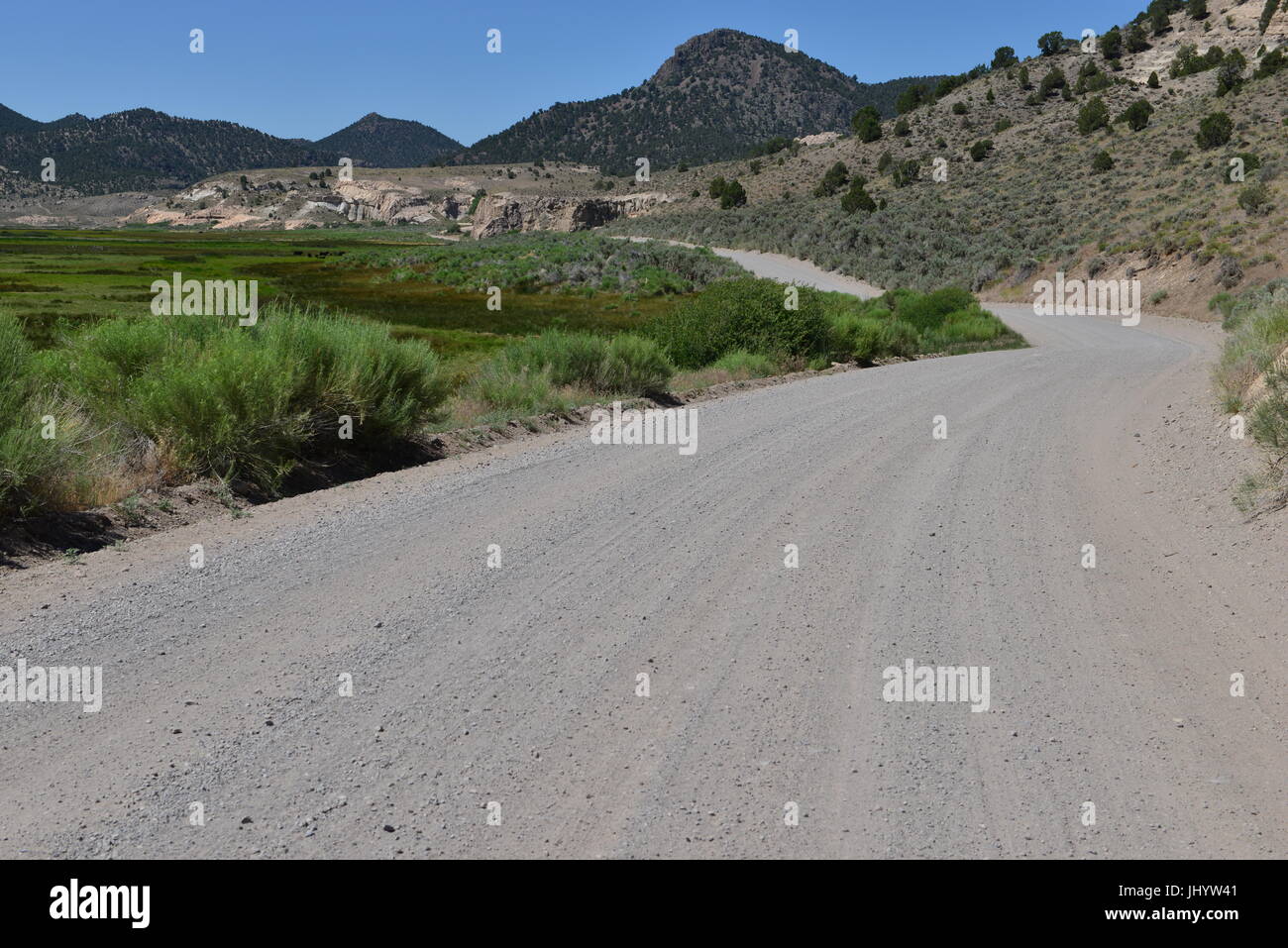 Spring Valley state park in Nevada in summertime Stock Photo Alamy