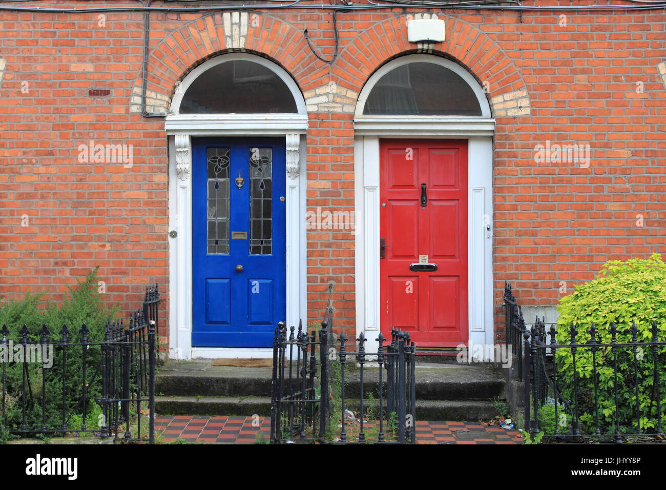doors in Dublin, Ireland Stock Photo Alamy