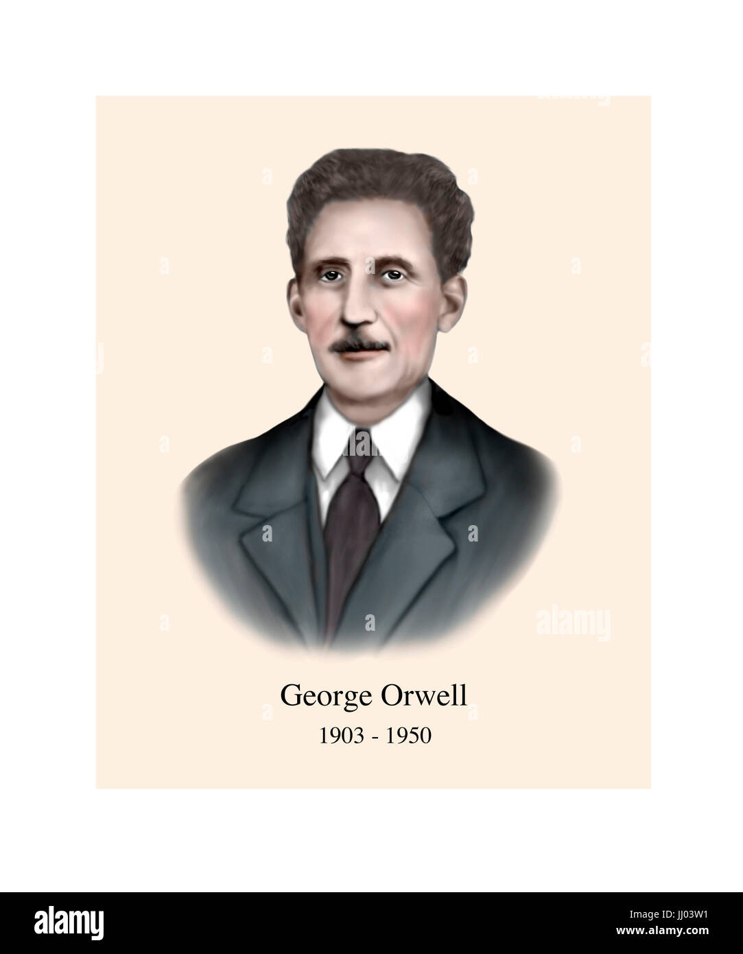 George Orwell, 1903 -1950, English Novelist, Essayist Stock Photo