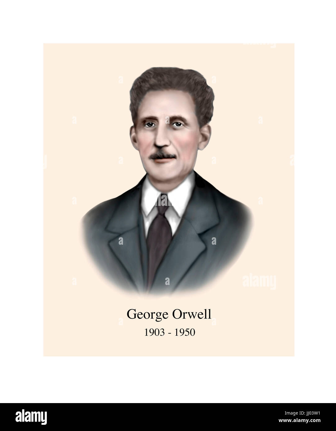 Orwell, 1903 1950, English Novelist, Essayist Stock Photo Alamy
