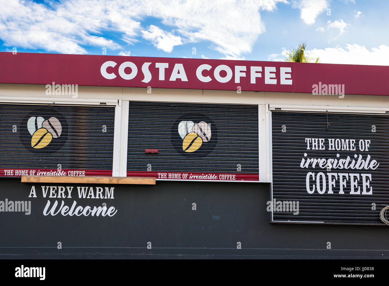 PROTARAS, CYPRUS FEBRUARY 15, 2017 Costa Coffee shop, Costa Coffee