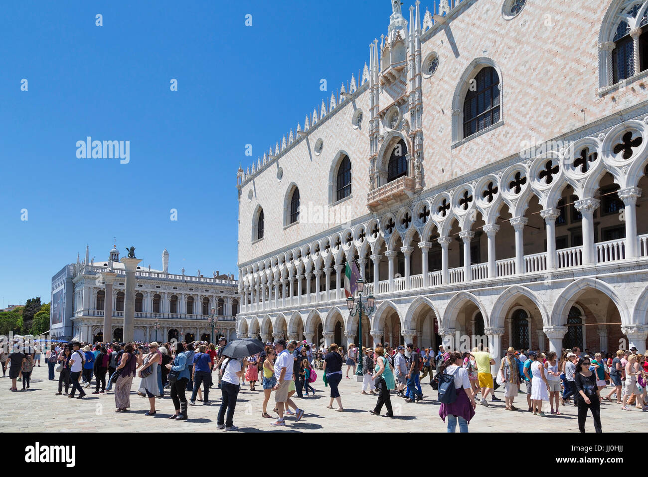 Doge's Palace, Venice, Veneto, Italy - Palazzo Ducale, Venice, Venetia, Italy, Dogenpalast, Venedig, Venetien, Italien - Palazzo Ducale Stock Photo
