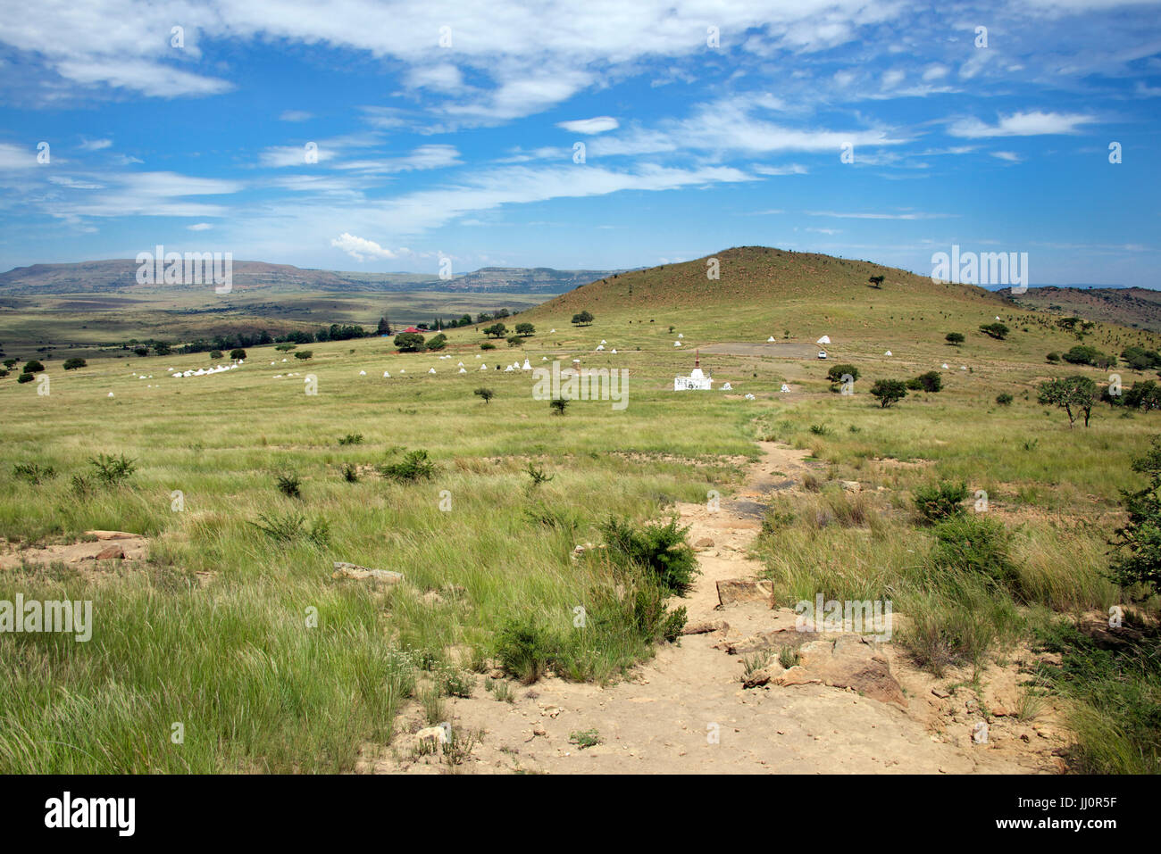 Battlefield Anglo Zulu war Isandlwana KwaZulu-Natal South Africa Stock Photo