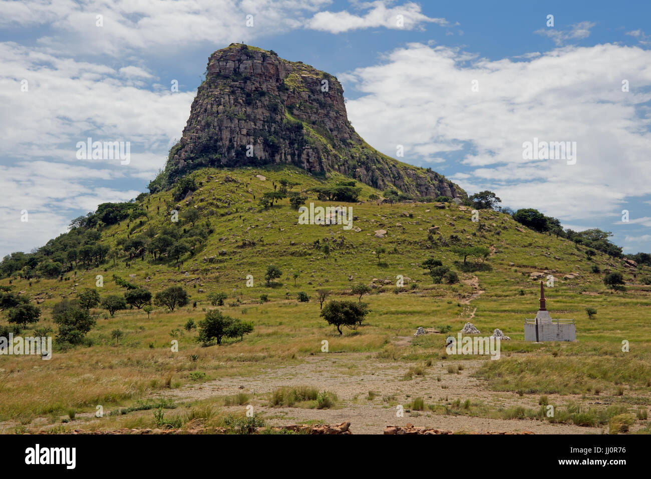 Isandlwana Hill site of Anglo Zulu battle 1879 KwaZulu-Natal South Africa Stock Photo