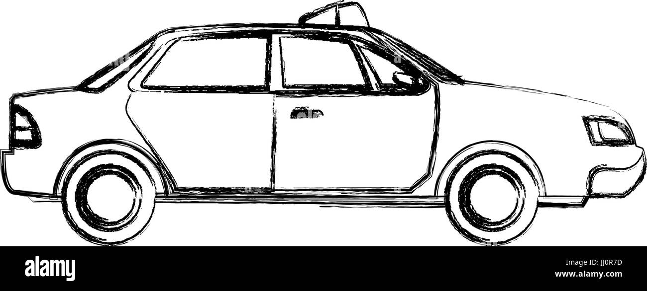 police car radio mobile patrol with rooftop flashing lights a siren