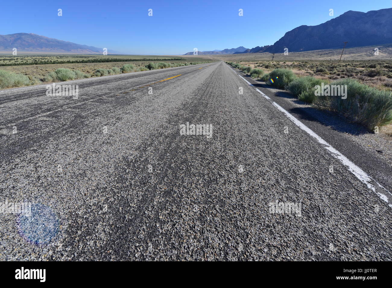 The Desert Landscape Of US 50 Highway In Nevada Stock Photo Alamy The desert landscape of us 50 highway in nevada stock photo alamy