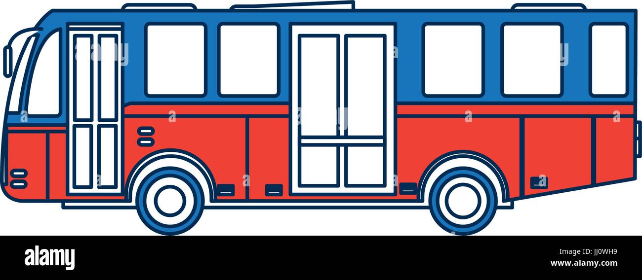 Bus Distance Vector Bus distance transport Stock Vector Images - Alamy