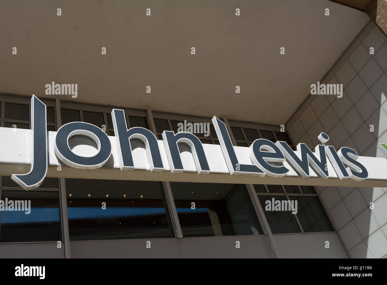 exterior of john lewis store in kingston upon thames, surrey, england