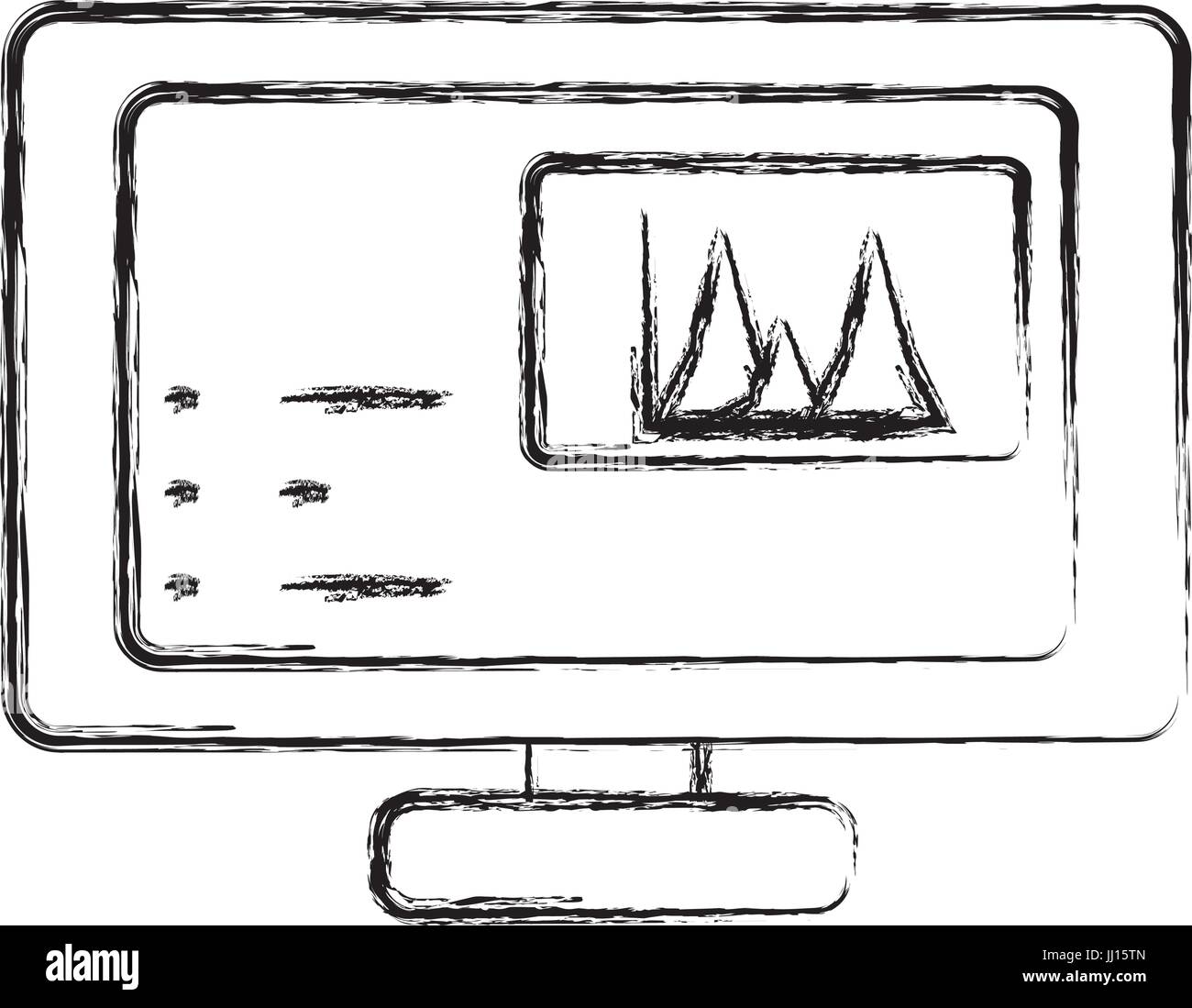 Computer screen symbol Stock Vector Image & Art - Alamy