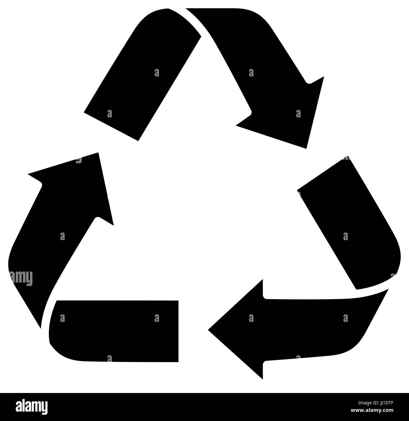 recycle sign icon Stock Vector Image & Art - Alamy