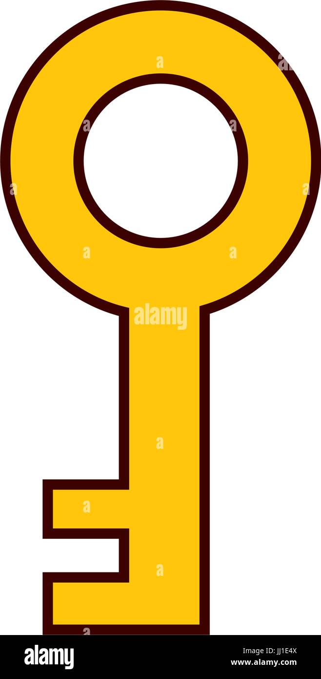 antique key isolated icon Stock Vector Image & Art - Alamy