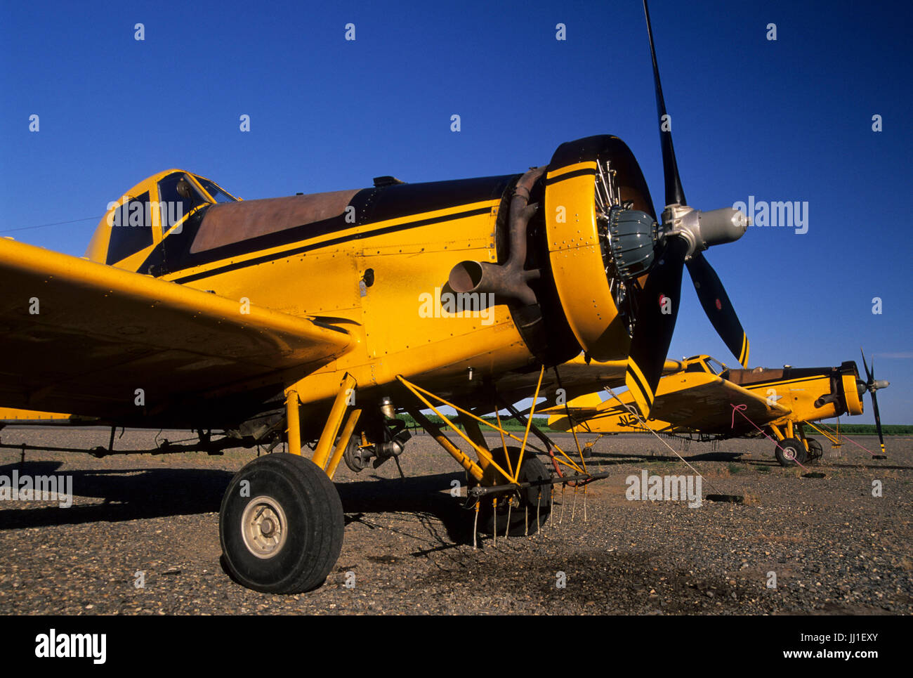 Crop dusters, Franklin County, Washington Stock Photo Alamy