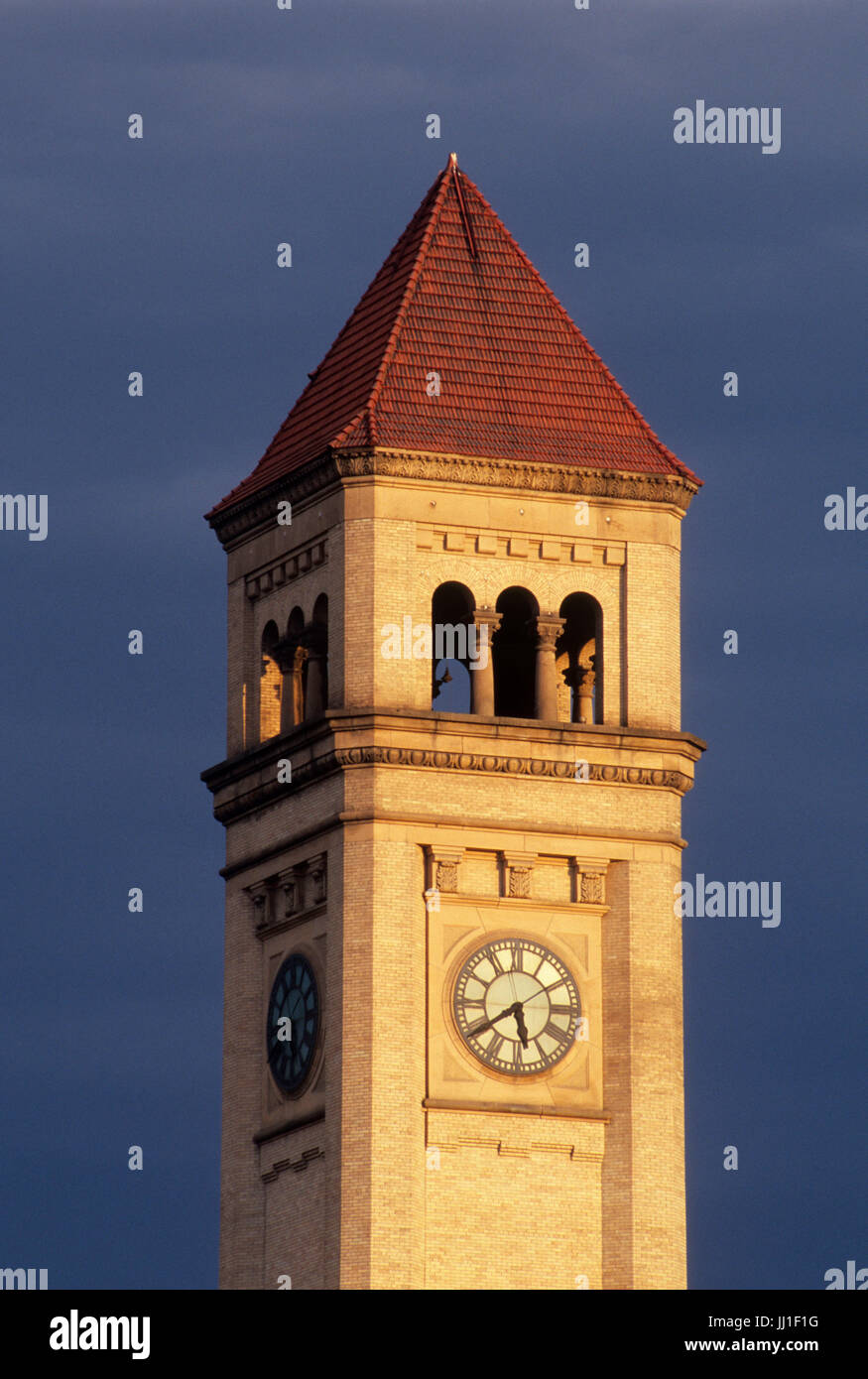 Clock Tower, Riverfront Park, Spokane, Washington Stock Photo Alamy