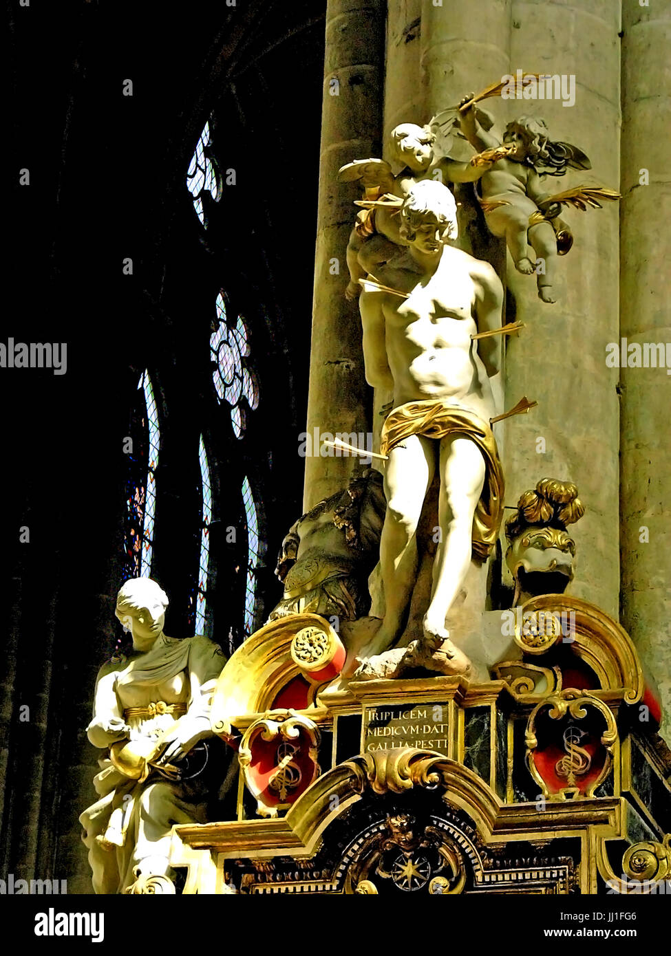 St sebastian martyr gothic hi-res stock photography and images - Alamy
