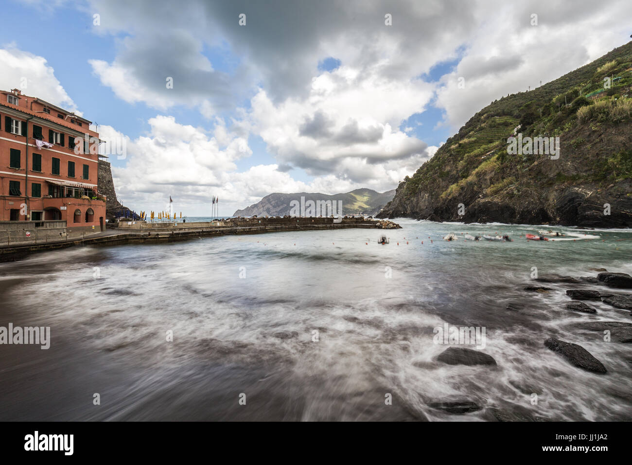 Vernazza, one of the famous Five Lands in Liguria, Italy Stock Photo