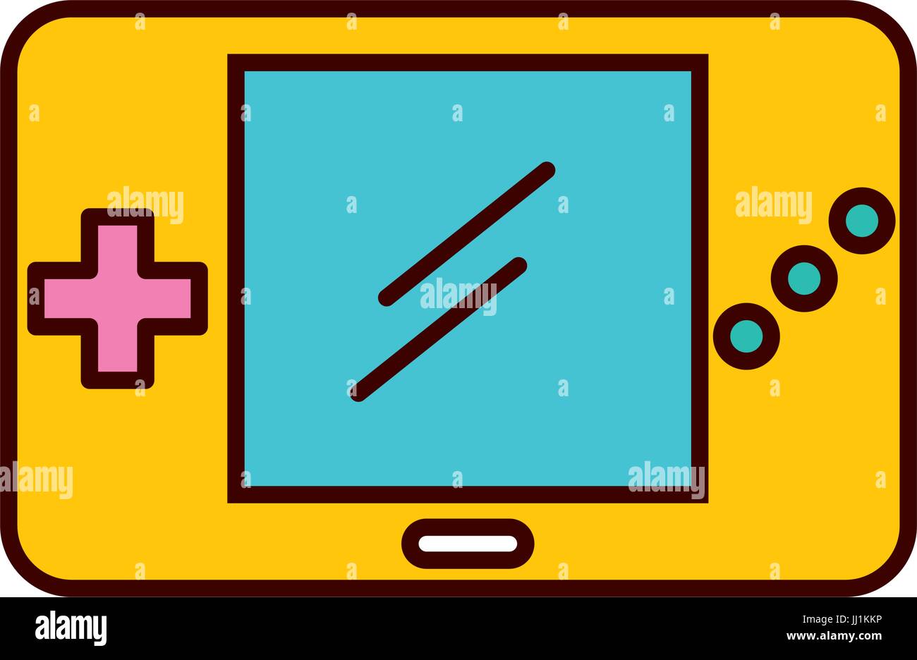 Portable video game console vector illustration design Stock Vector ...