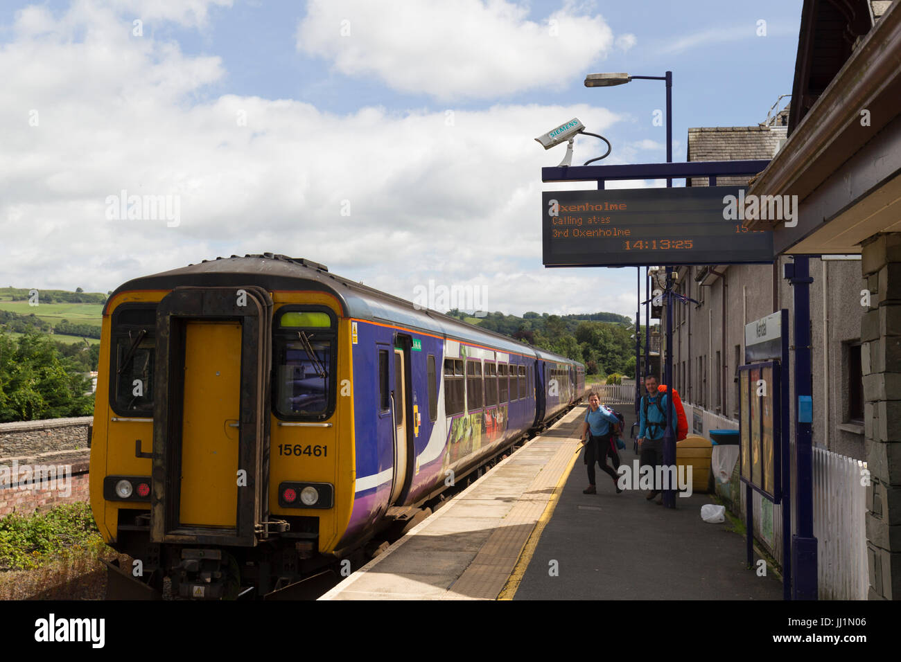 Kendal branch Line railway Station Cumbria Stock Photo Alamy