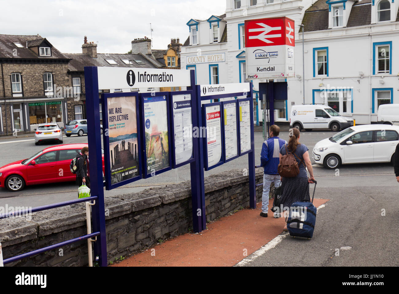 Kendal branch Line railway Station Cumbria Stock Photo Alamy