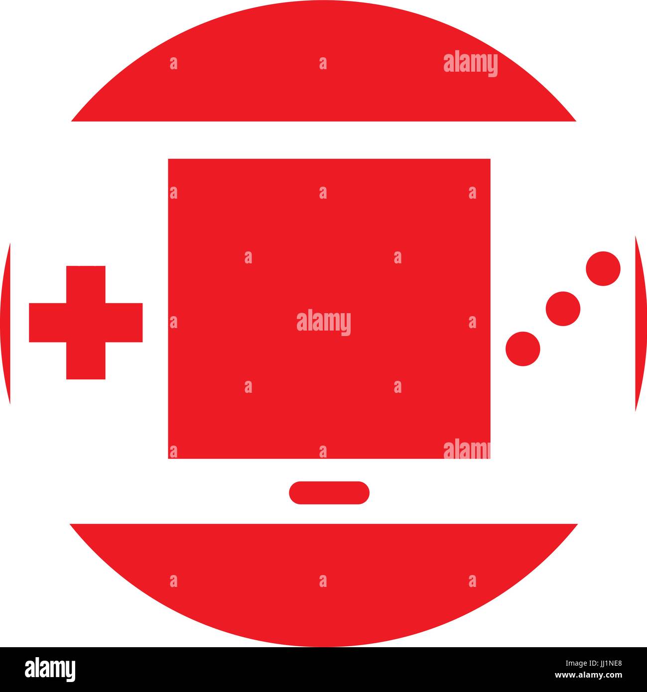 Portable video game console Stock Vector Image & Art - Alamy