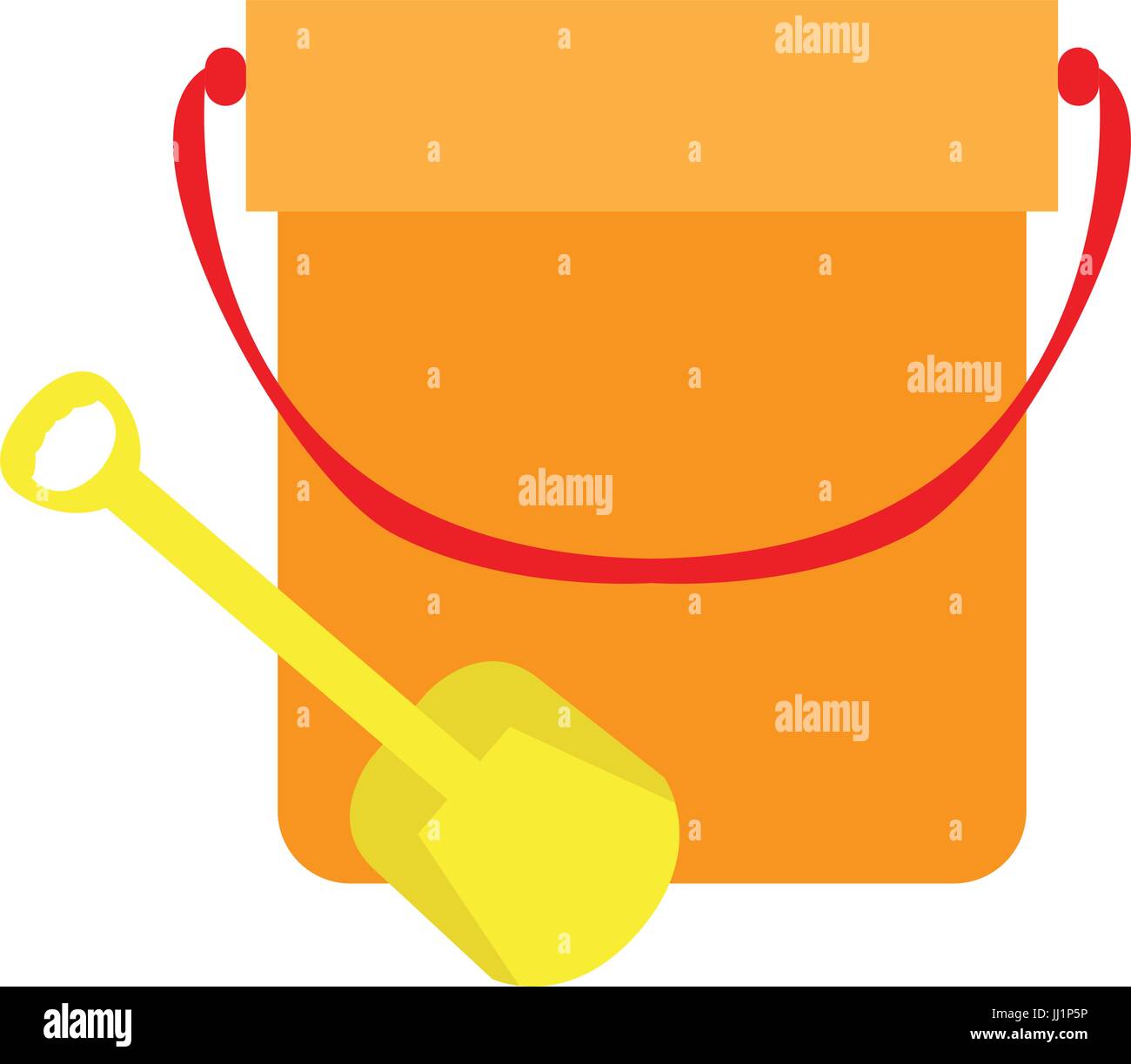 Isolated sand bucket and shovel Stock Vector Image & Art Alamy