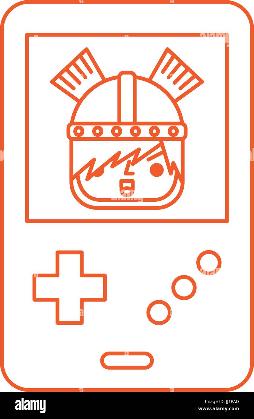 Portable video game console Stock Vector Image & Art - Alamy