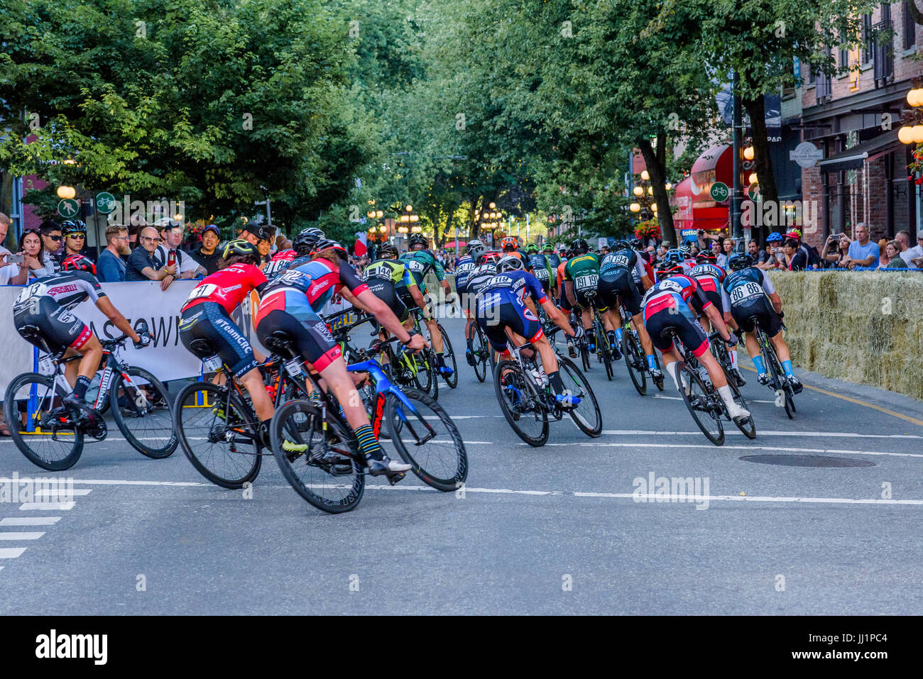 The Global Relay Gastown Grand Prix cycling race event. Gastown