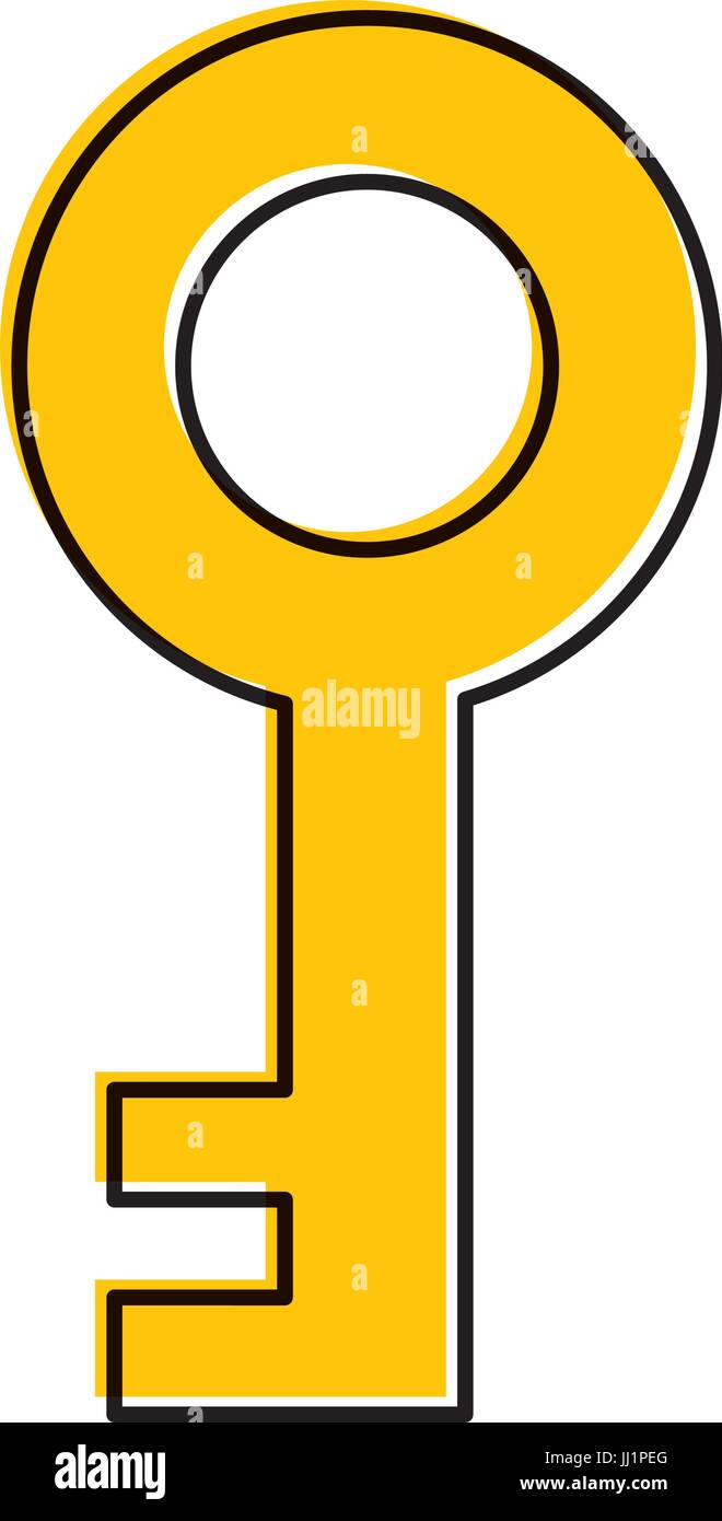 antique key isolated icon Stock Vector Image & Art - Alamy