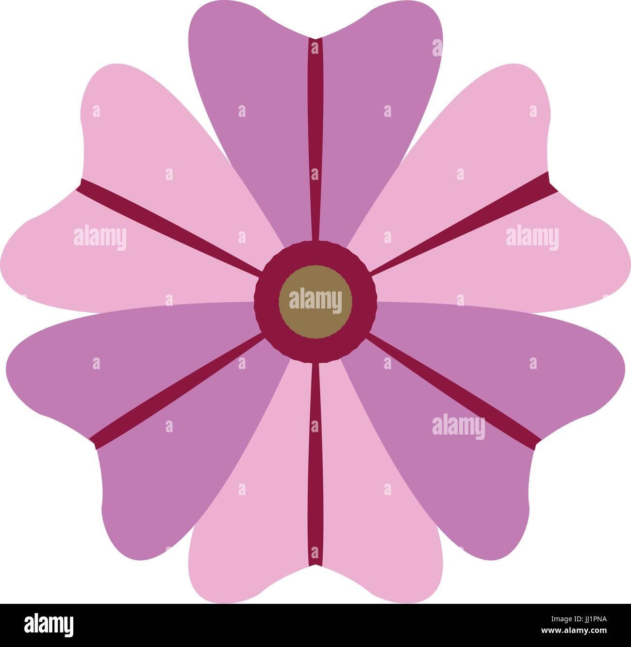 Isolated colored flower Stock Vector Image & Art - Alamy