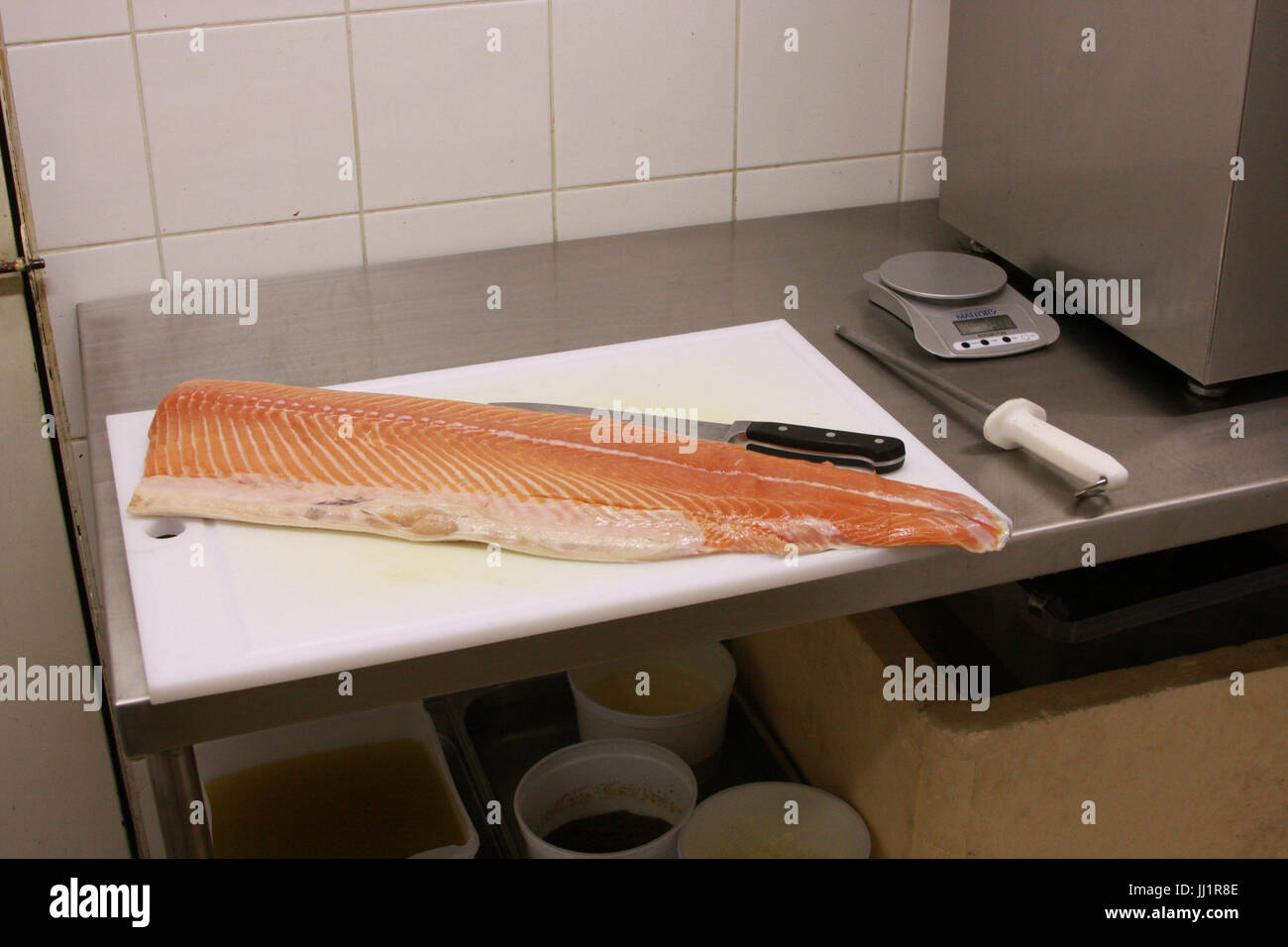 Salmon, Fish, São Paulo, Brazil Stock Photo