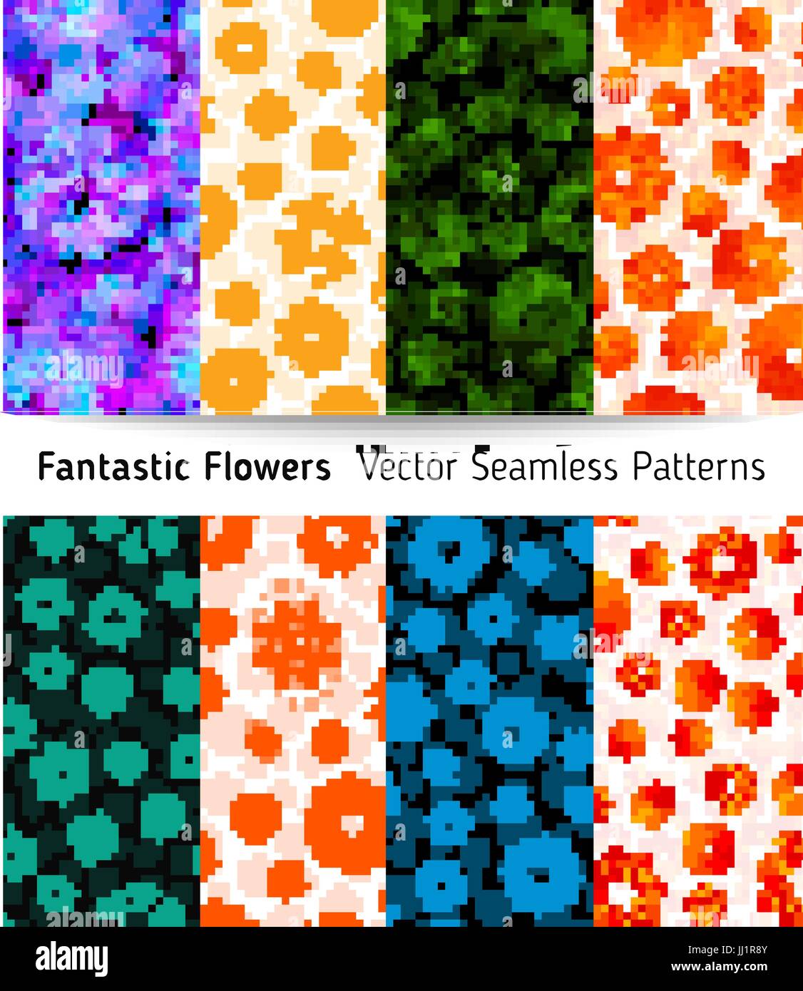 Abstract Seamless Circles Design Pattern Unusual Collection Vector Isolated Repeatable Round Shapes Background Universe Futuristic Metaball Dots Wal Stock Vector Image Art Alamy