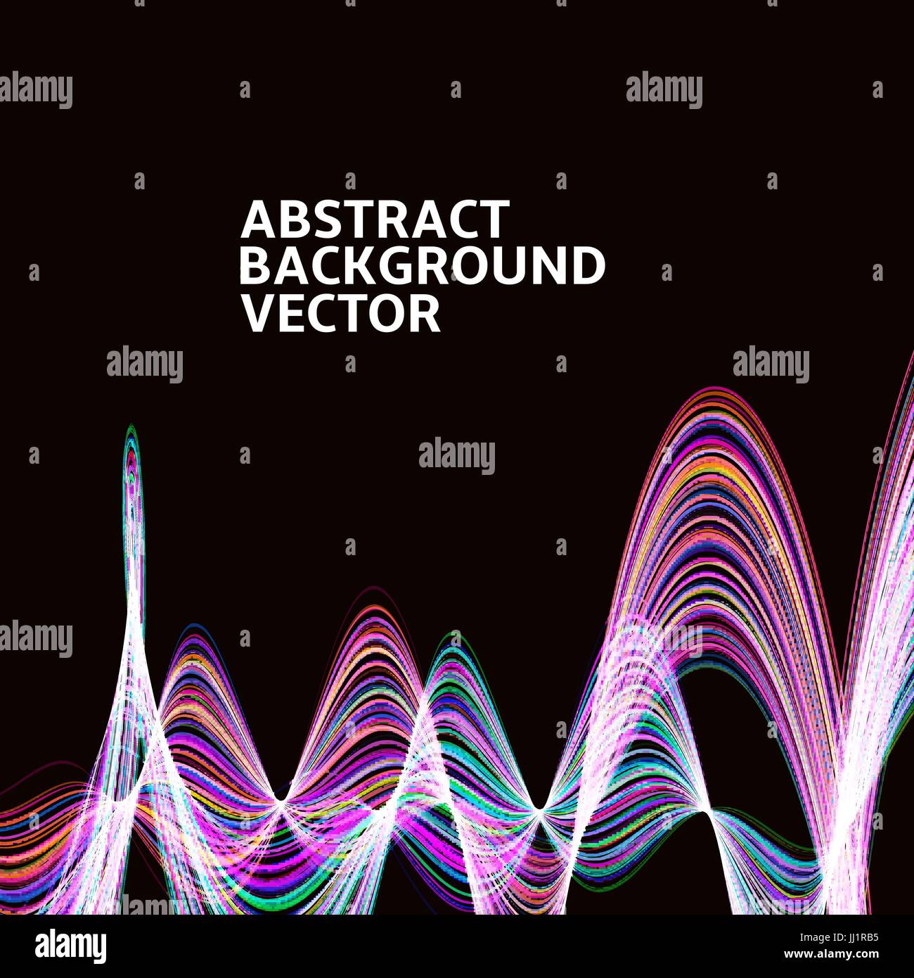 Amazing linear thread, abstract vector background template backdrop space design for posters, flyers, covers, presentations, business cards. Vector Il Stock Vector
