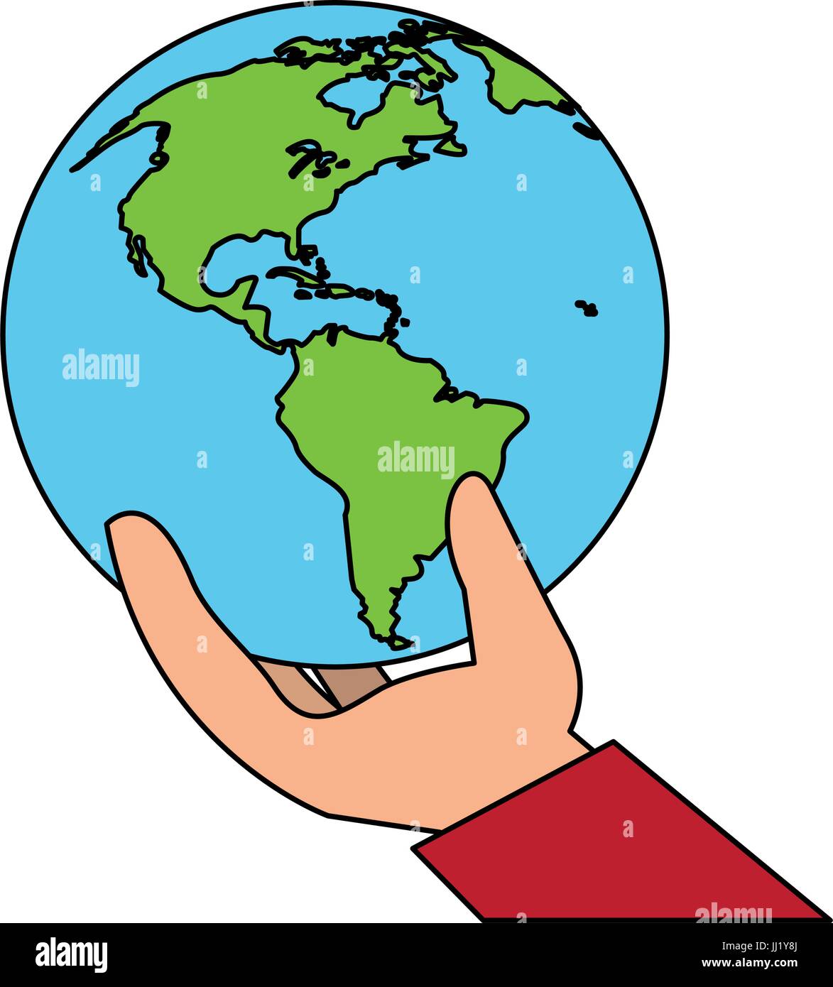 globe vector illustration Stock Vector Image & Art - Alamy